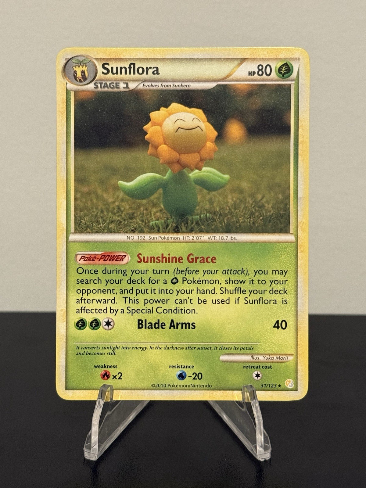 Sunflora 31/123 Heartgold & Soulsilver Regular NM