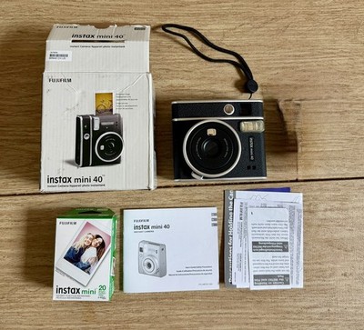 Fujifilm Instax Mini 40 Instant Camera - Black
