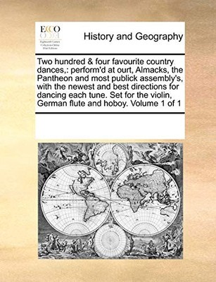 Two Hundred & Four Favourite Country Dances, (Paperback) (UK IMPORT)