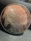 1 Ounce Silver Round Indian Buffalo Design .999 Fine 2015
