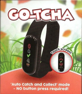 DATEL Pokemon Classic Go-tcha Bracelet for Pokemon Go Black Brand New