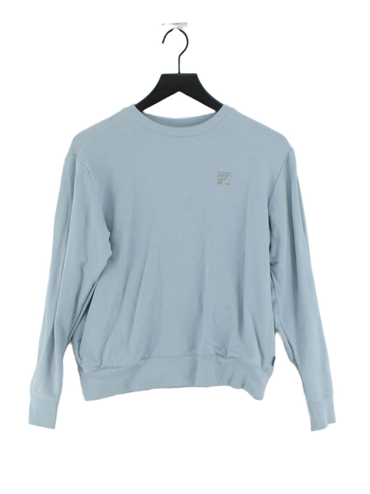 Fila Felpa Uomo con Cappuccio M Blu Cotone con Elastan Pullover