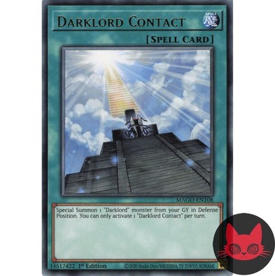 Yugioh Darklord Contact MAGO-DE108 Rare 1. Auflage NM