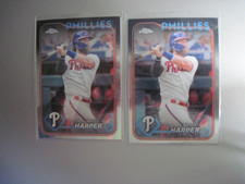 2024 Topps Chrome Prism Refractors & Base #62 Bryce Harper