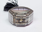 COOL 1920s 43x40mm Sterling Silver Double Sided Compact Makeup Case w/ Makeup — photo 9