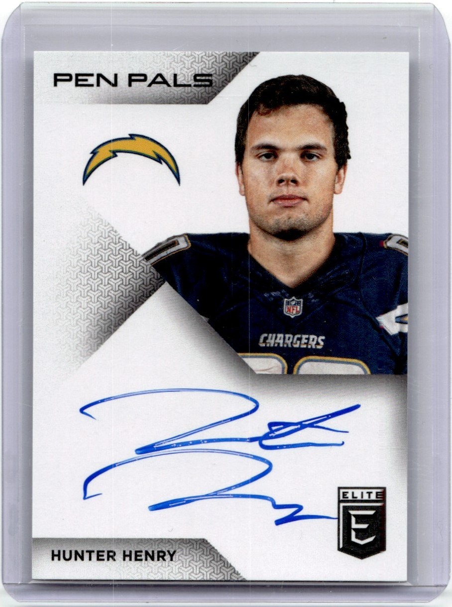 2016 DONRUSS ELITE PEN PALS AUTOGRAPH ROOKIE HUNTER HENRY RC AUTO SAN DIEGO
