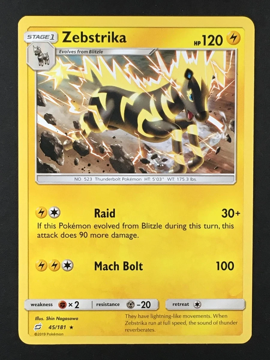 Zebstrika Pokemon Card for sale