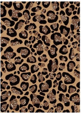 Torten topper  Leopard print A4