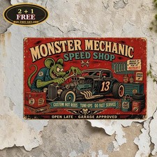 Classic Car Culture Rat Rod Garage Custom Wor...