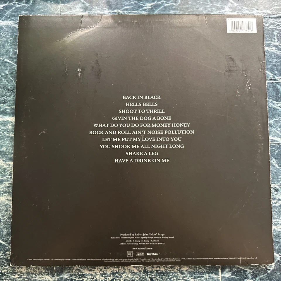 AC/DC - Back In Black 12” Vinyl Record VG+ - Image 2 of 4