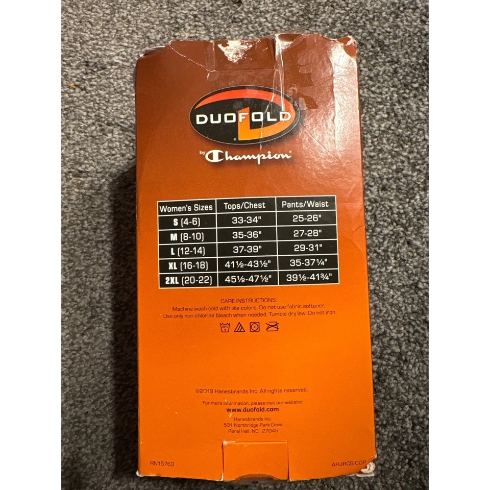 Blusa Duofold by Champion Varitherm Expedition feminina S Crew camada base térmica - Imagem 2 de 4