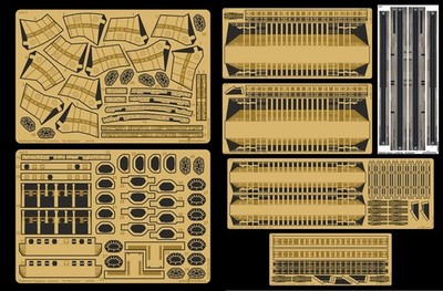 1/4105 Battlestar Pegasus Complete Upgrade set for Moebius kit [FruitPACK]