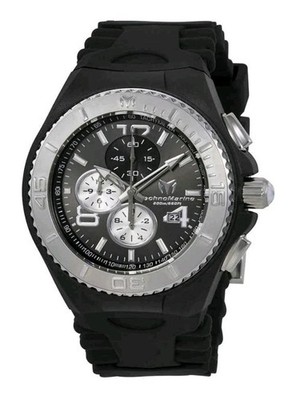 TechnoMarine Cruise JellyFish Black Men's 46mm Watch TM-115148