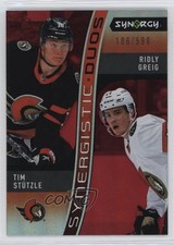 2023 Synergy Synergistic Duos Star-Rookie Red /599 Tim Stutzle Ridly Greig z6b