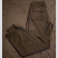 Dickies Mens Black Cargo Pants Workwear Utility Style Size 27