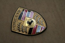 Porsche 986 987 996 997 Boxster Carrera Cayman Front Hood Crest Emblem Damaged 