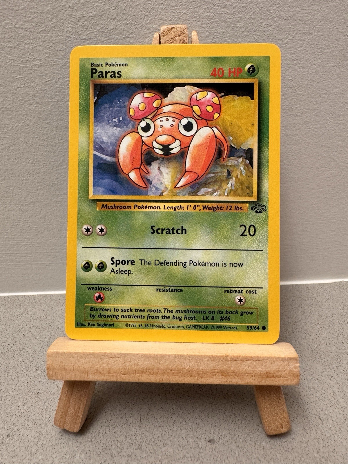 Paras Jungle 59/64 Regular Unlimited Common - MINT