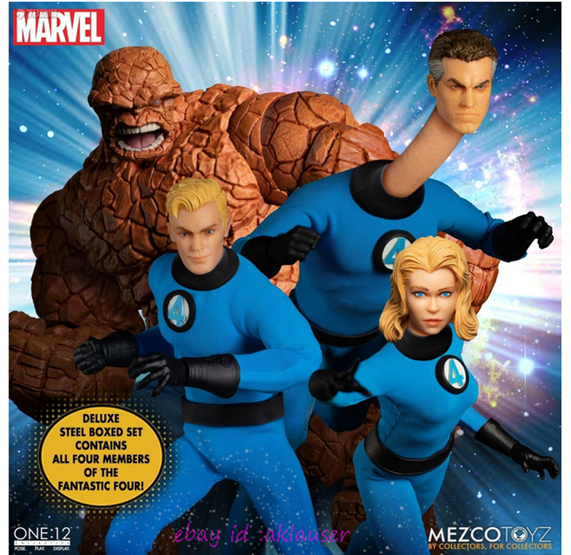 Mezco Toyz 1/12 Marvel Fantastic Four Deluxe Edition Action Figure