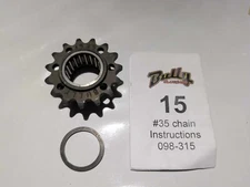 Bully Clutch 15 Tooth Gear #35 Chain 3/4 Shaft Racing Go Kart