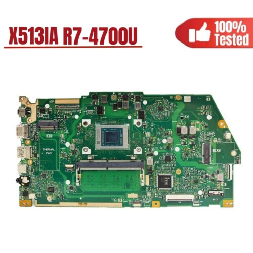 Placa base para computadora portátil X513IA para ASUS VivoBook M513IA KM513IA R7-4700U CPU 4 GB UMA - Imagen 1 de 9