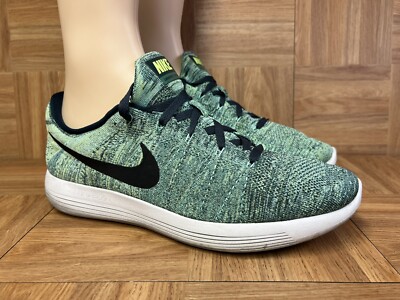RARE🔥 Sz 13 - Nike Lunar-Epic Flyknit Seaweed Black Green Men's
