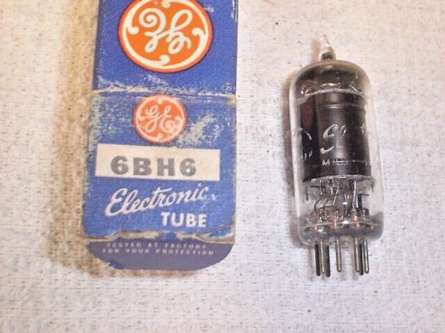 VINTAGE GENERAL ELECTRIC 6BH6 VACUUM TUBE TUBES USA TESTED TUB23238