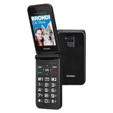 Brondi Cellulare 4G Lte AMICO Speciale Dual Sim Black metal 10281080