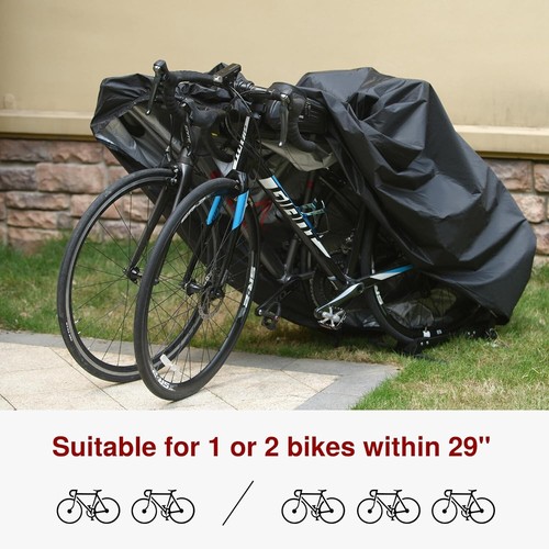 Puroma Bike Cover Outdoor Waterproof Bicycle Covers Rain Sun UV Dust Wind Proof - 第 6/7 張圖片