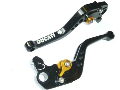 Ducati 695 Monster 2007-2008 Court Noir Frein Et Levier Embrayage Route Course - Photo 1/4