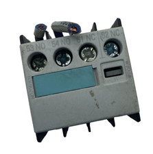 SIEMENS 3RH1911-1LA11 AUXILIARY CONTACT BLOCK 10A 240V 3RH19111LA11