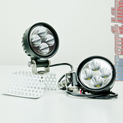 2x Hella ValueFit 12V 24V LED Arbeitsscheinwerfer rund Ausleuchtung breit