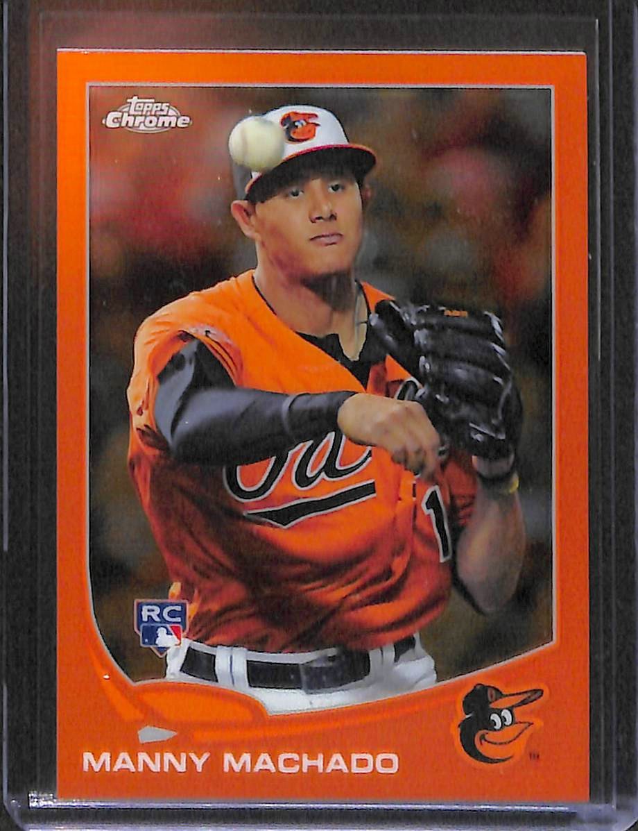 2013 Topps Chrome Orange Refractor #12 Manny Machado