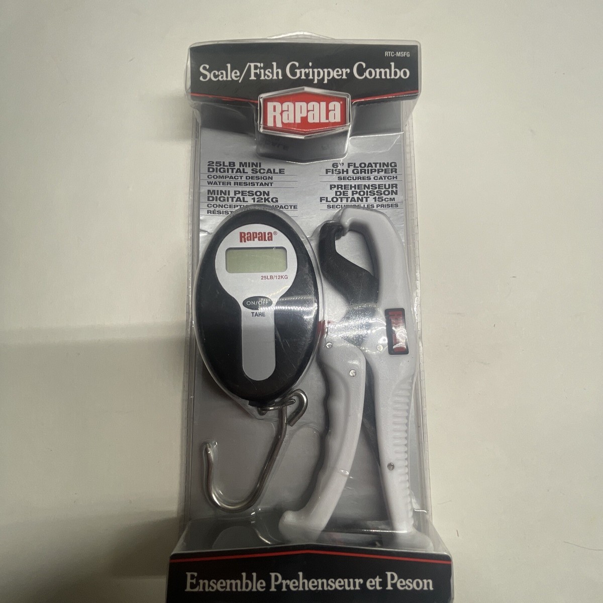 Rapala 25lb Mini Scale Fish Gripper Combo RTC-MSFG