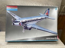 Monogram Eastern Airlines Dc-3 Plastic Aircraft Model Kit Scale 1