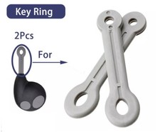 Replacement 2 Pcs Cobra Car Alarm Remote Key Fob case ring rubber Strap Loop