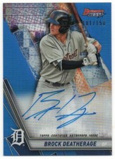 2019 Bowman's Best Best of '19 Autographs Blue Refractors RC Auto /150 Pick Any