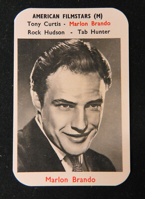 1950's Maple Leaf Gum Marlon Brando Trading Card High Grade iiii