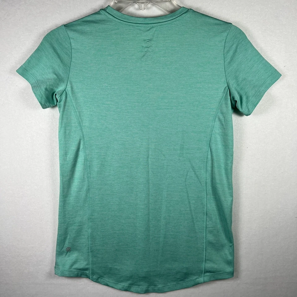 Champion Running Athletic Shirt Top Girls Size YL Large 10-12 Sea Green - Image 2 of 4