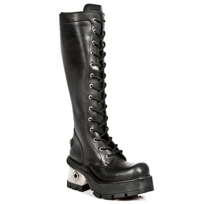 New Rock Boots Womens Punk Gothic Bottes Style 236-S1 Noir Femmes
