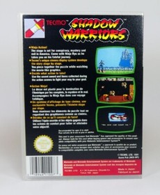 NES Storage Case - Shadow Warriors - NO GAME