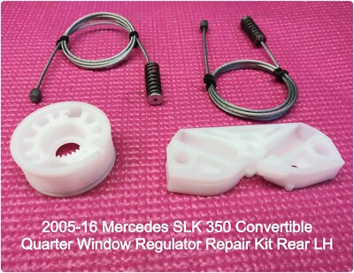#ad #ad 2005 16 Mercedes SLK 350 Series Conv Quarter Window Regulator Repair kit Driver $55.00