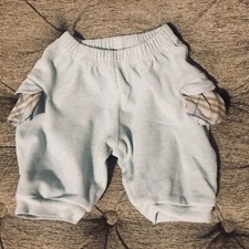 Burberry Velour Light Blue Baby Trousers Unisex 0-3 months