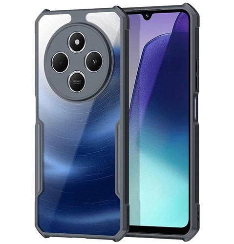 Anoowkoa Custodia Cover per Xiaomi Poco F7 Pro5G +2 Pezzi Vetro Temperato, Ultra Sottile Morbido TPU Trasparente Silicone Antiurto Protettiva Case Custodia con Assorbimento degli Urti