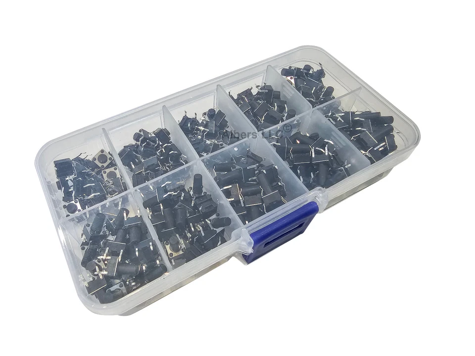 200 SMD Verical Tactile Mini Micro Momentary Push Button Switch Tact Assortment - Image 2 of 4