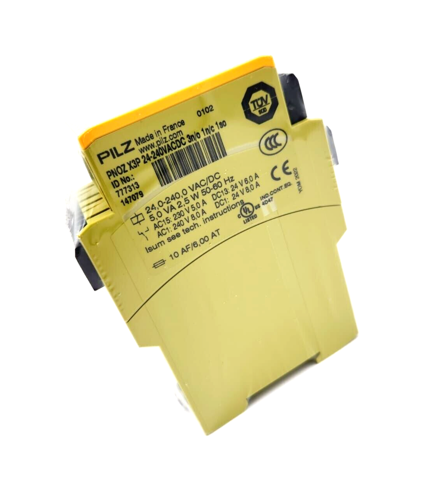 Pilz 777313 PNOZ X3P Safety Switchgear 24-240VACDC 3n/o 1n/c 1so | eBay