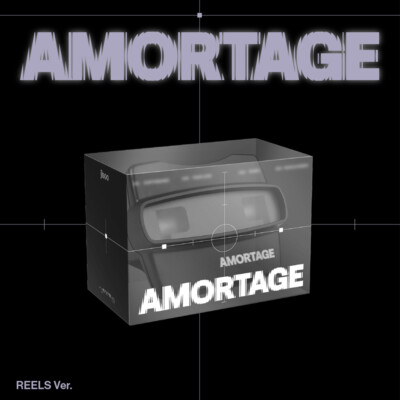 JISOO AMORTAGE Mini Album REELS Ver VIEWFINDER+NFC REEL+FLIPBOOK+Etc+Tracking#