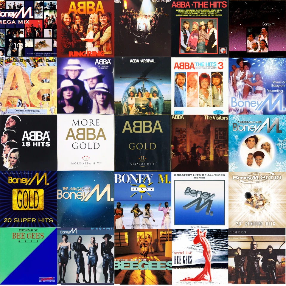 Music Songs Musik Cd Album Maxi Das Beste von ABBA Bee Gees Boney M zur Auswahl - Bild 2 von 2