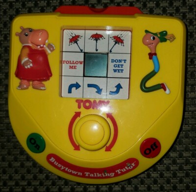 TOMY Busytown Talking Tutor - Tested WORKS Hippo Worm Characters