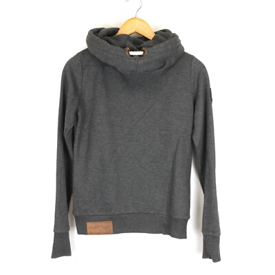 Sweat à Capuche Femme Naketano, Taille L (Allemagne 40), Gris Chiné, 121530 - Très Bon état