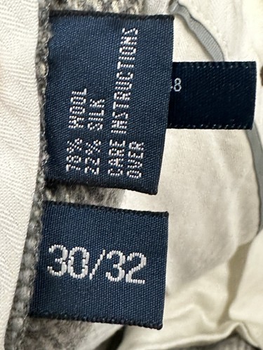 Polo By Ralph Lauren Men’s Herringbone Trousers, Size 30x32, Ivory/gray - Picture 4 of 7